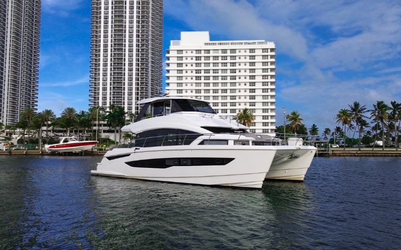 Aquila 54 Yacht On A Lake