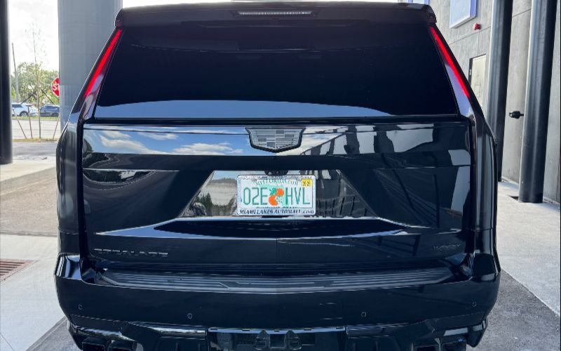 Cadillac Escalade V Back