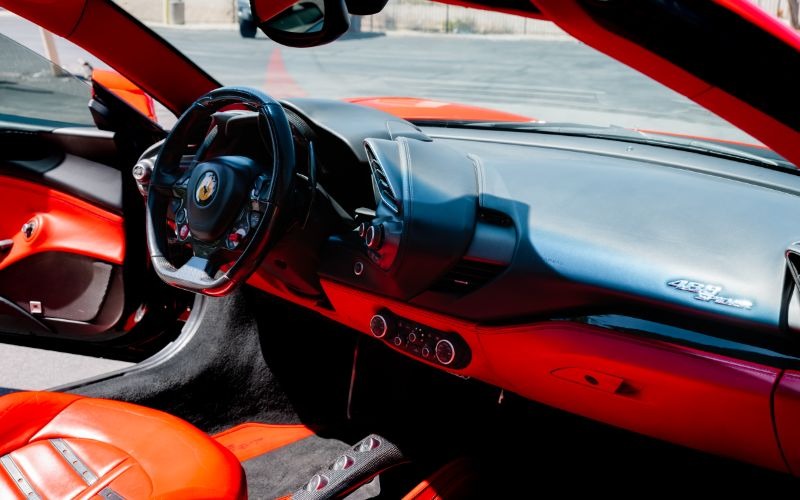 Ferrari 488 Interior Front