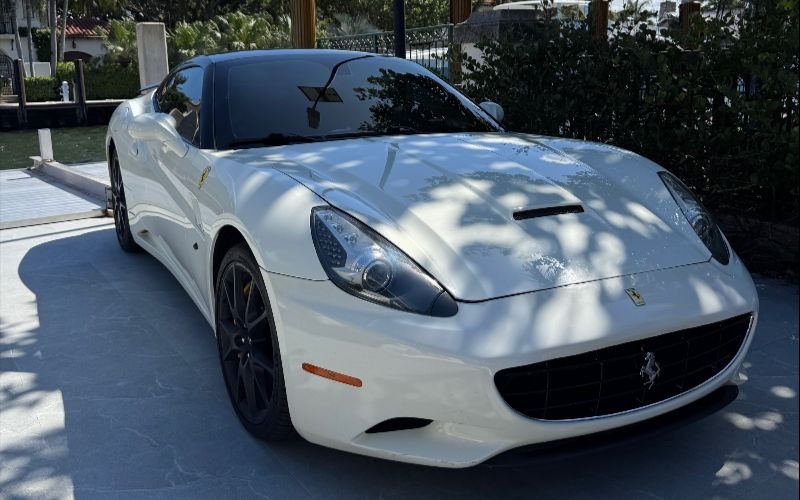 Ferrari California Front View Of Car
