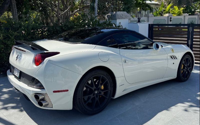 Ferrari California Back Side View