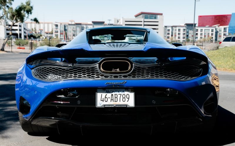 Mclaren 720 Back Of Car