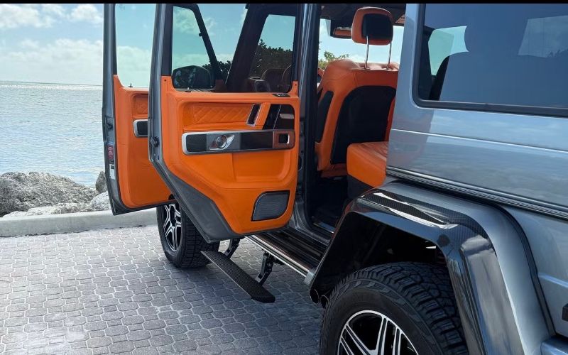 Mercedes-Benz G63 Amg Side View Open Doors